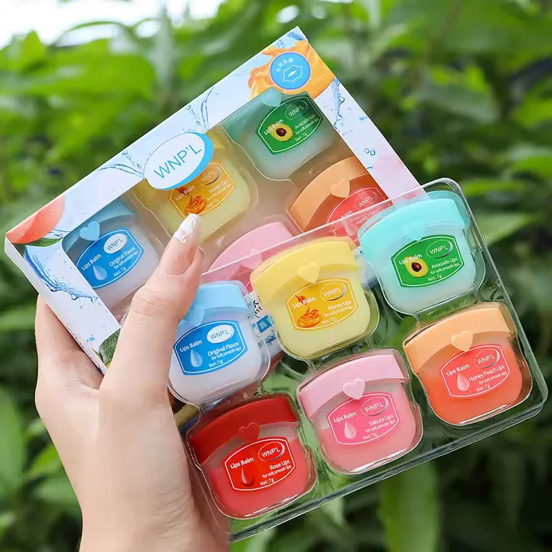 4/6/8pcs Fruit Series Lip Balm Set - Non-sticky & Anti-Cracked Lip Balm